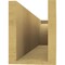 Ekena Millwork 6in. W x 8in. H x 32in. L Huntington Woodgrain TimberThane Rafter Tail, Primed Tan RFTUR06X08X32HUNRCPR - alternate 4